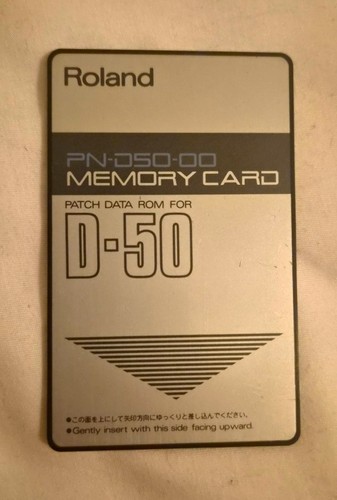 Roland memory card - roland,