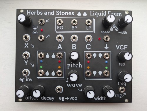 Herbs and stones - and, liquid
